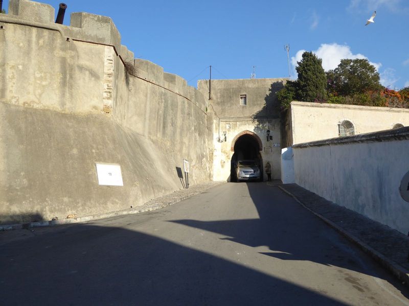 We'll come up to 11 o'clock and the Bab Casbah, the gate for the sultan's palace.