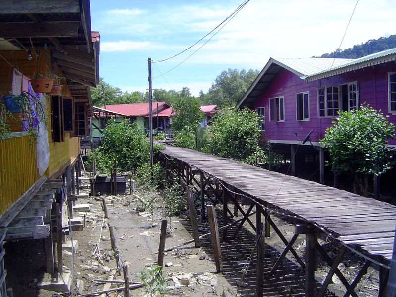 The village accommodates the tide.