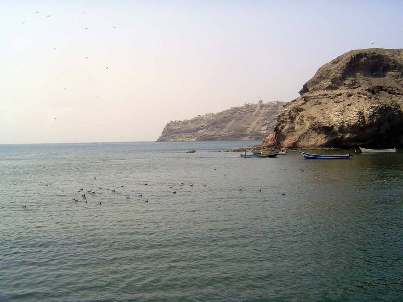The coast still sees lots of small boats to and from the Emirates.