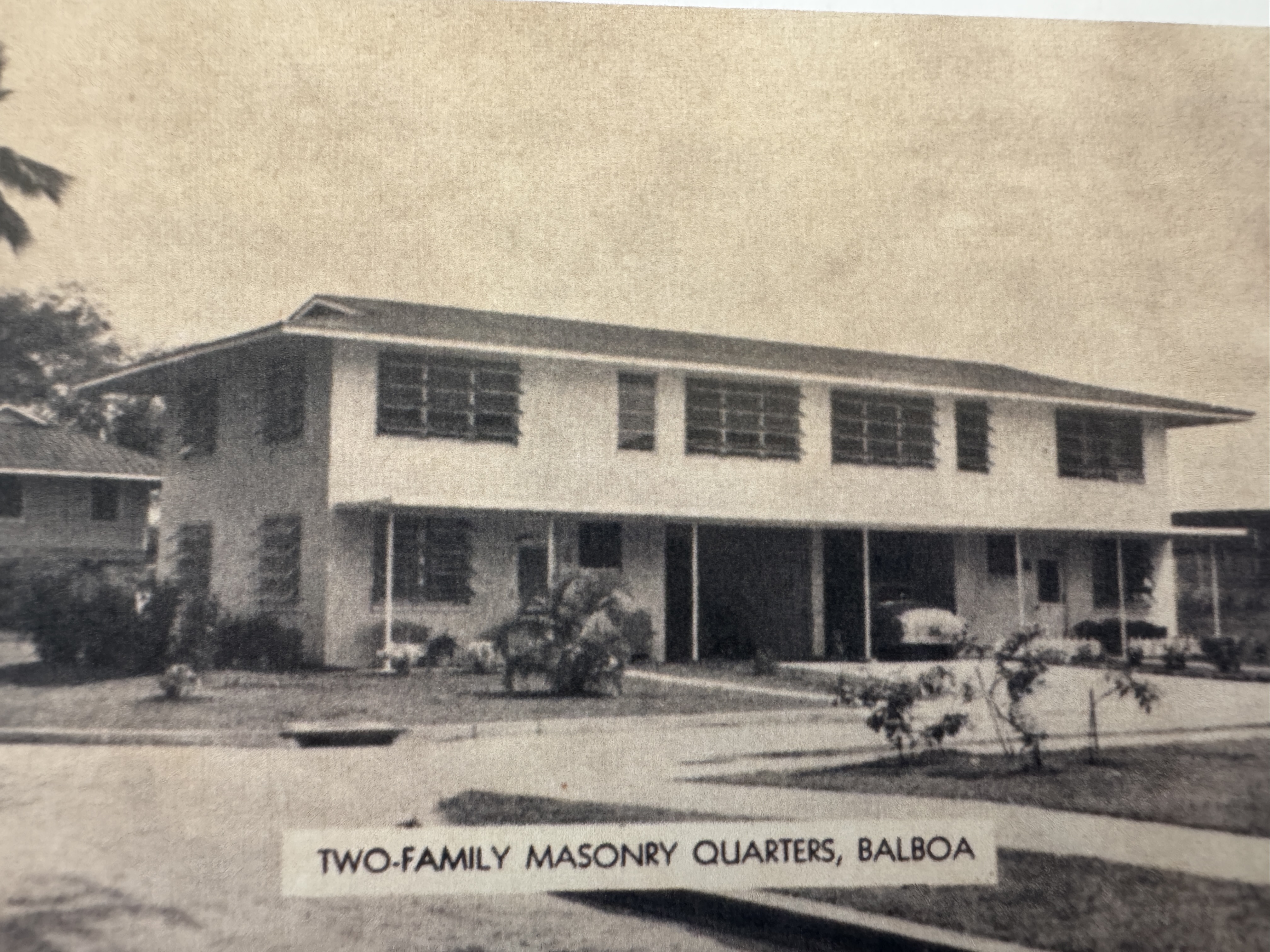 In the 1950s, many wooden houses were replaced by ones of concrete. Edith Crouch, Architecture of the Panama Canal Zone, p. 307