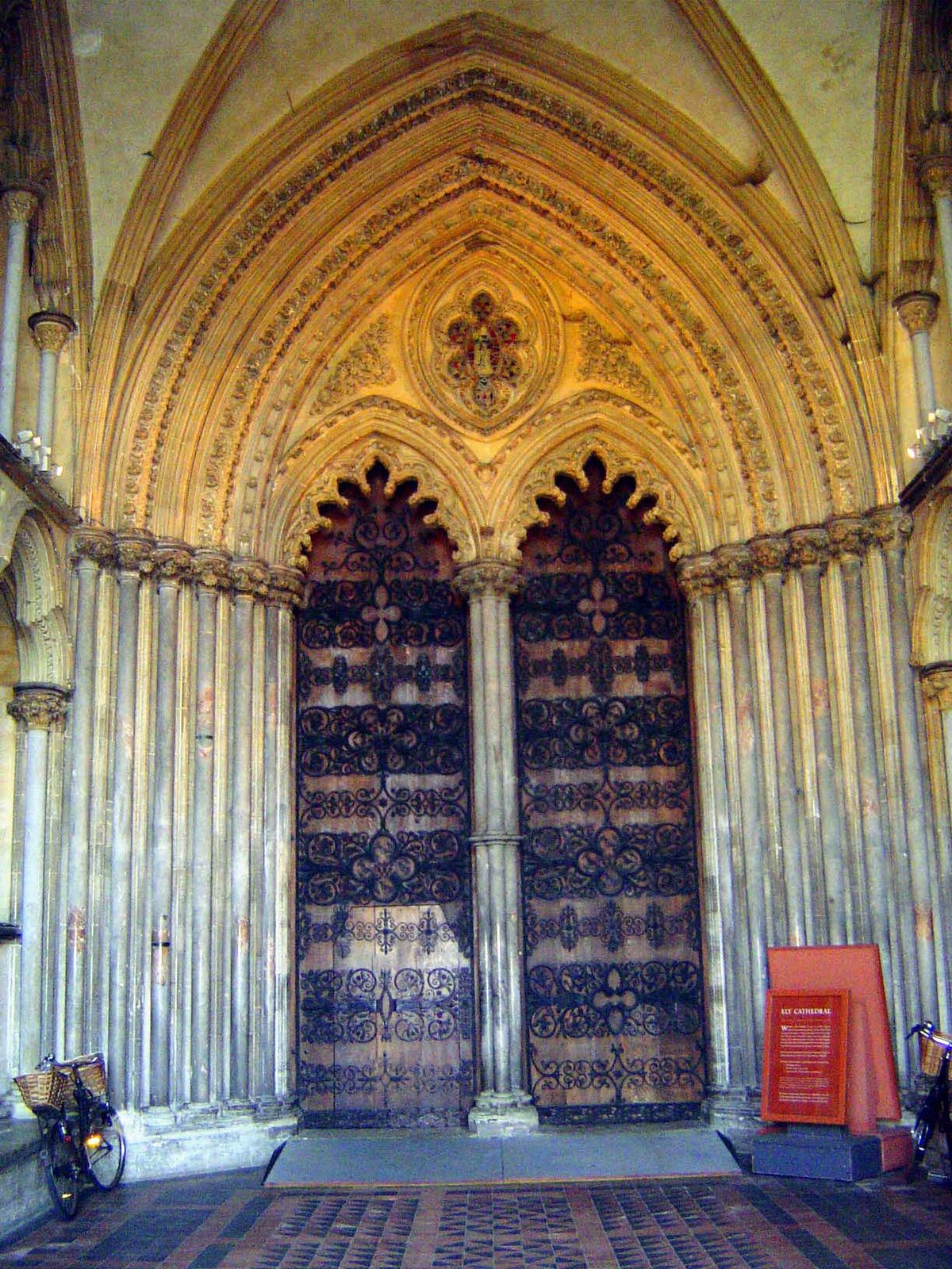The entrance is through a galilee or vestibule, redone in the 19th Century from a much simpler form.