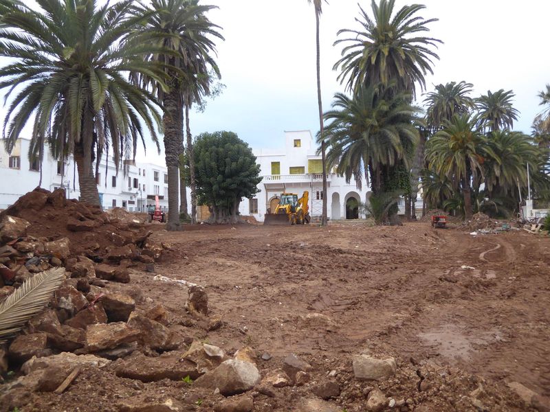 Work on the restoration of Lyautey's residence continues.