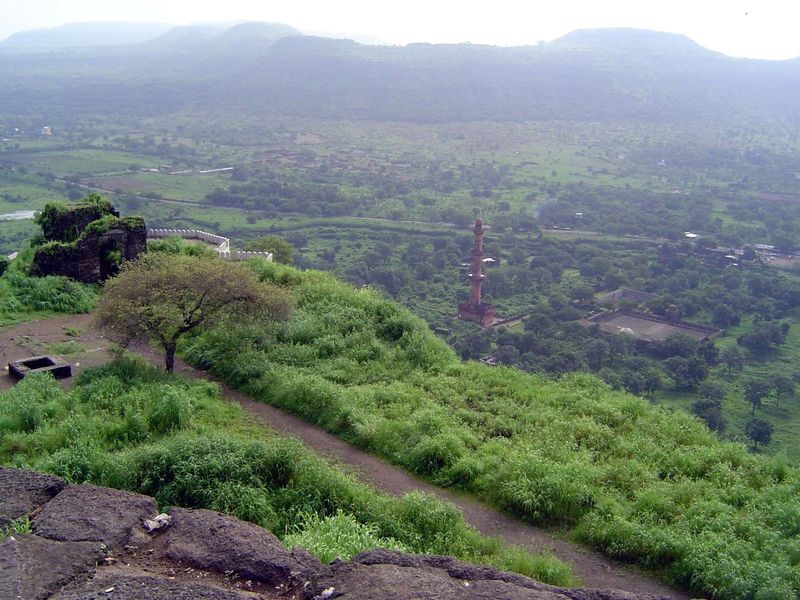 The view from still higher up the hill.