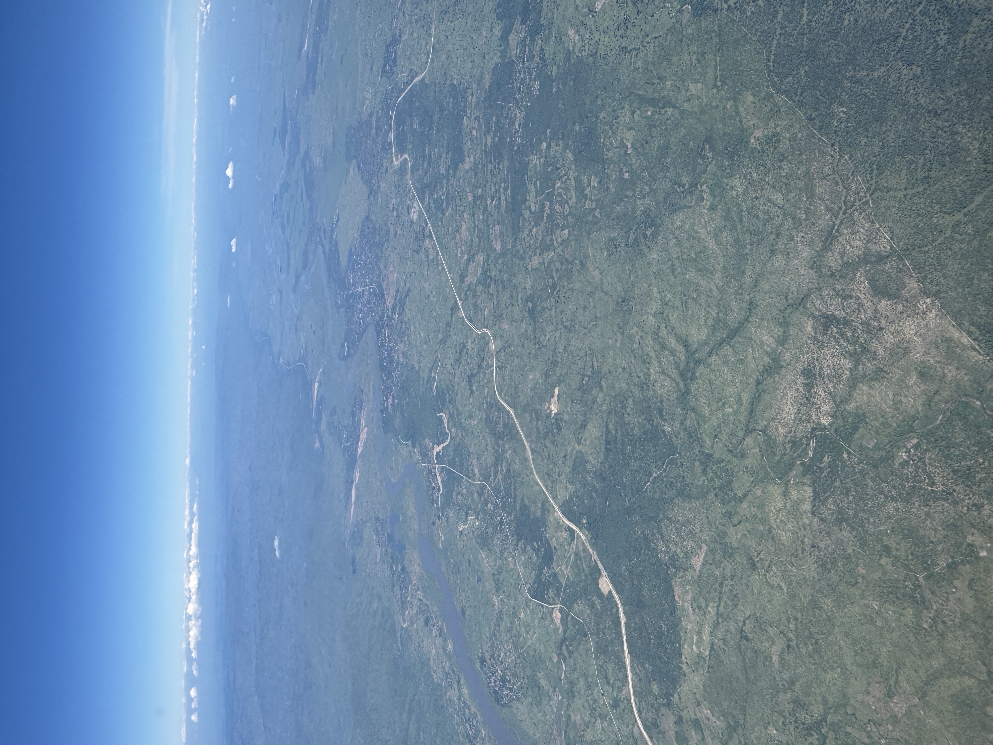 Forget the new canal being dug.  See the Shire River, the town of Chikwawa, and if you're lucky in the distance some center-pivot sprinklers