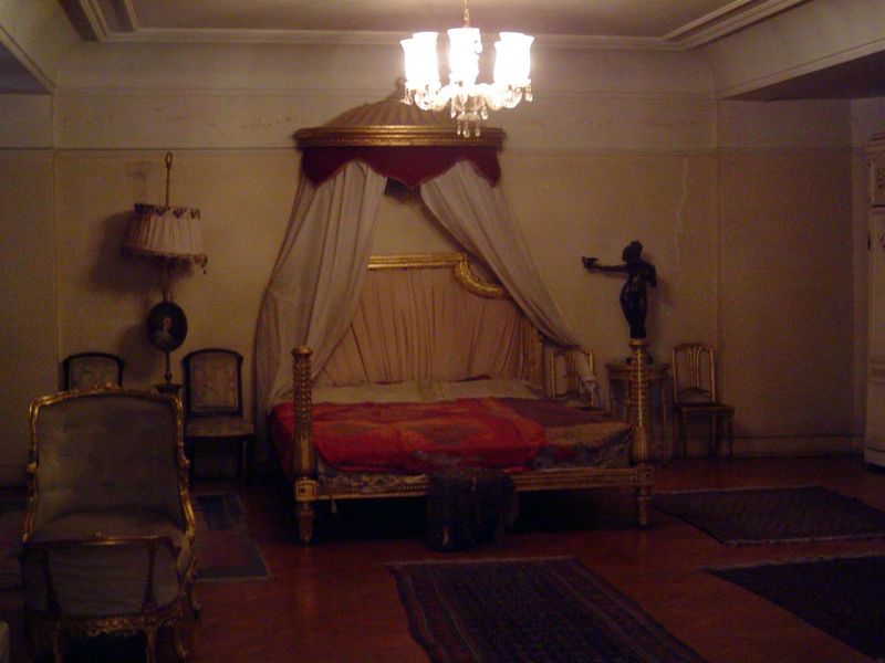 Bedroom. For all the gilt, I'd prefer a plain room with A/C.