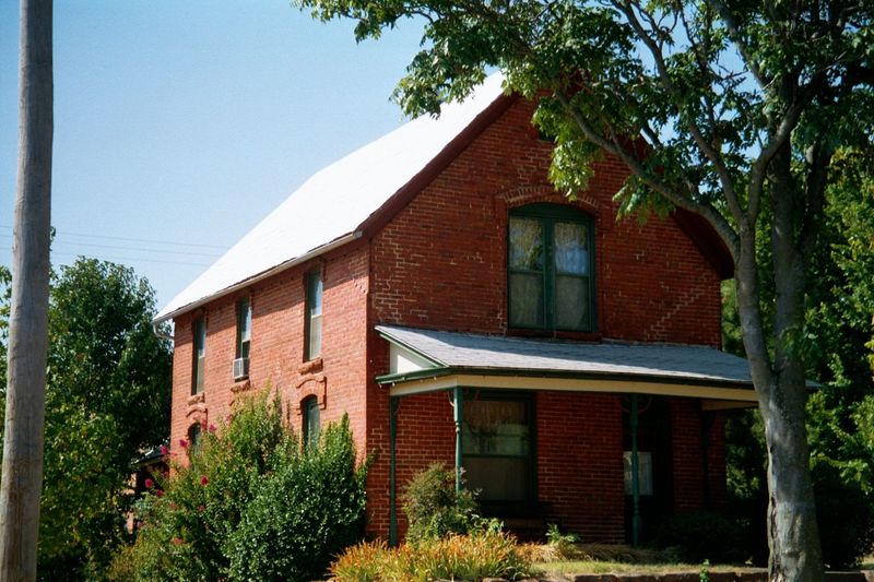 A more modest home, but iconic in its simplicity—and within easy walking of downtown. Now it's a tiny B\&B.