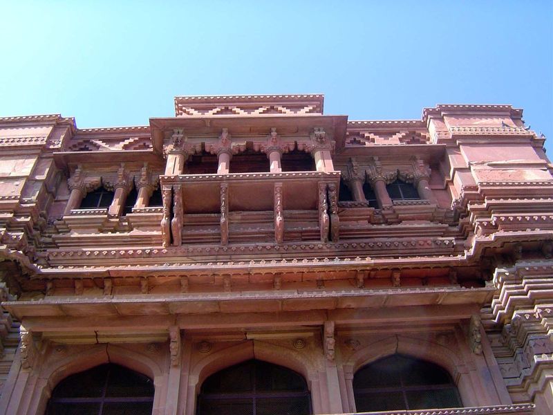 Balcony on the south facade.