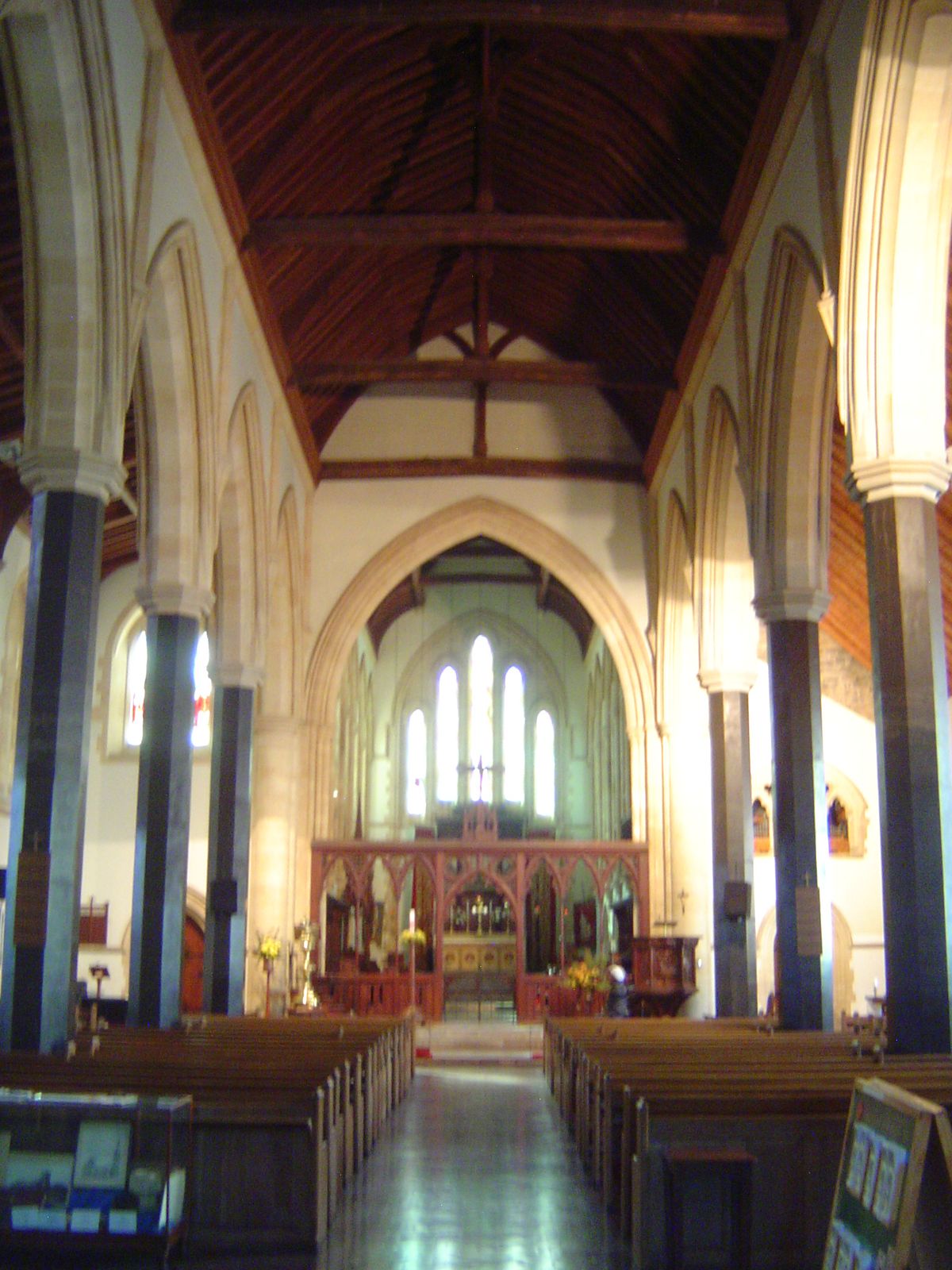 The nave was designed by Scott's son, Oldrid, and was completed in 1912.