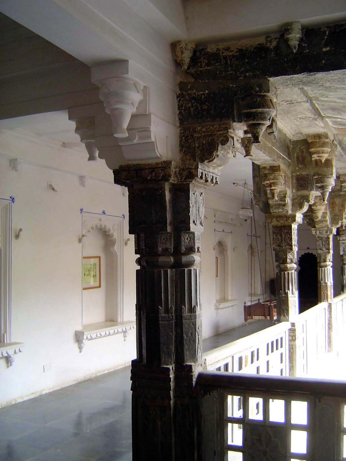 The upper floor.