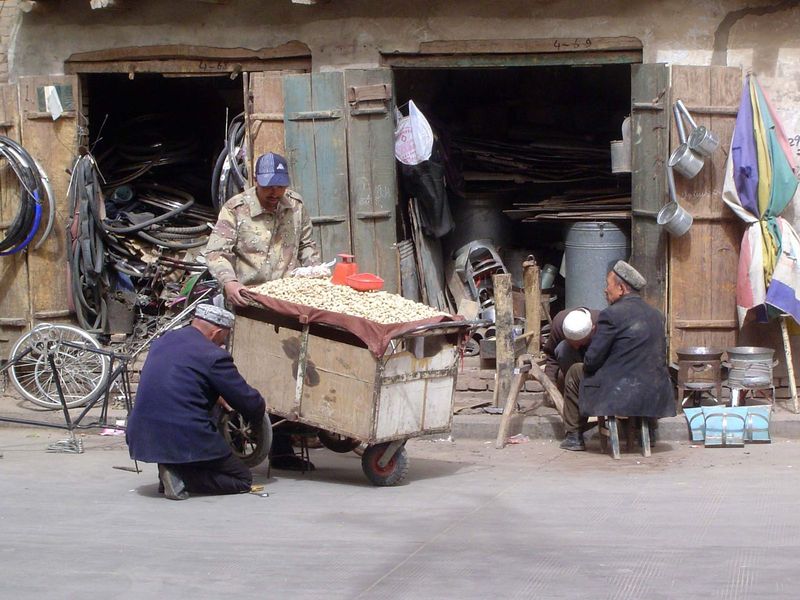 Repair shops.