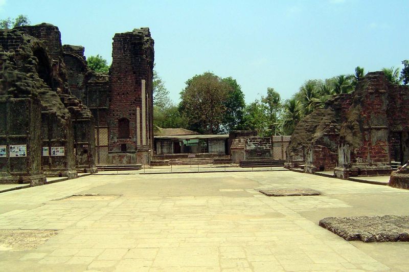 Floor of the church.