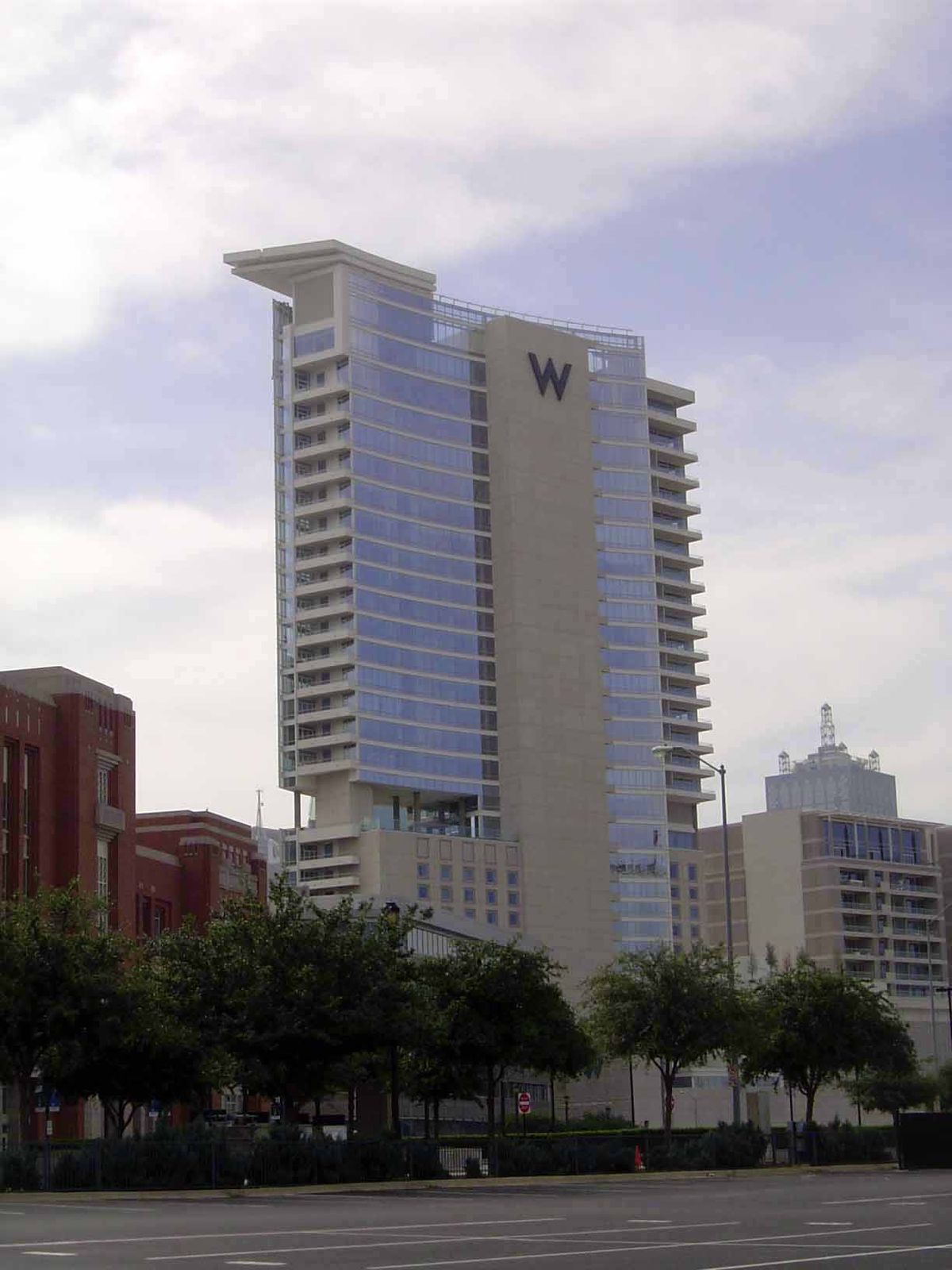 Another view of the project, which also adjoins the American Airlines Center.