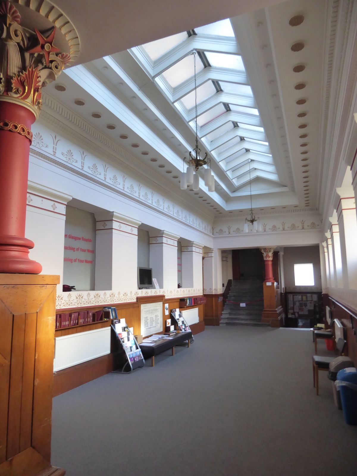 The interior has its own surprises. How would you classify the capitals? Good luck with that.