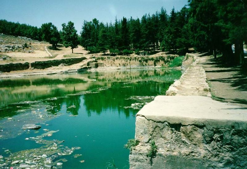 One of the lower pools.