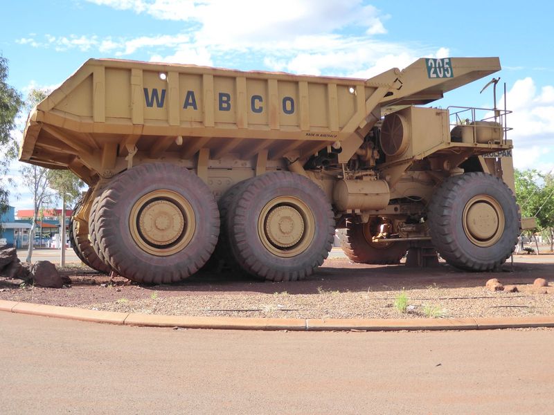 You want something bigger. Don't we all? Here's a 189-ton WABCO model 3200. I have to talk to the sales manager before I can quote you a pri