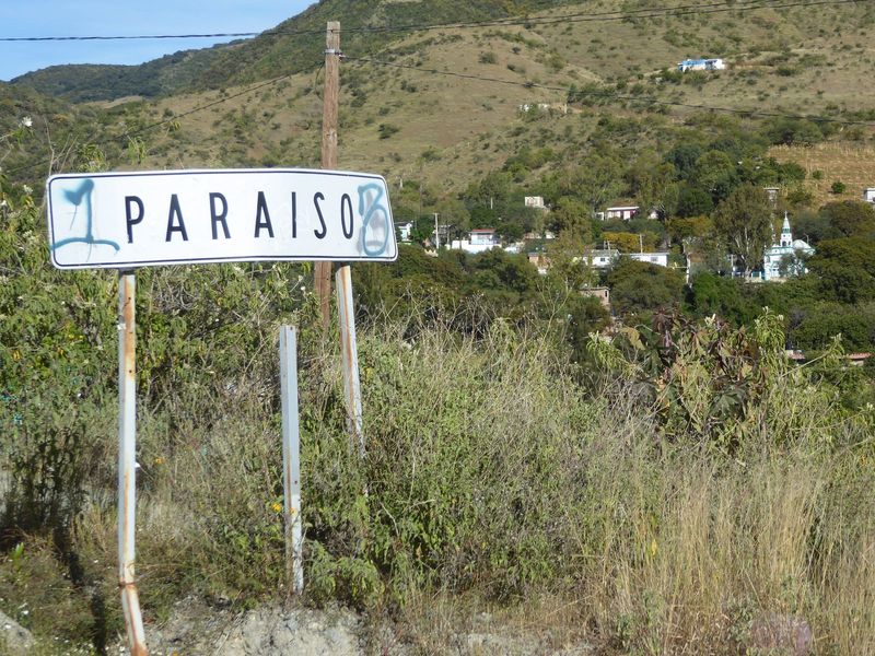 Here, at the foot of the Cerro del Cubilete, is the Ejido Paraiso. Remember "tierra y libertad," Zapata's slogan? It led to an agrarian refo