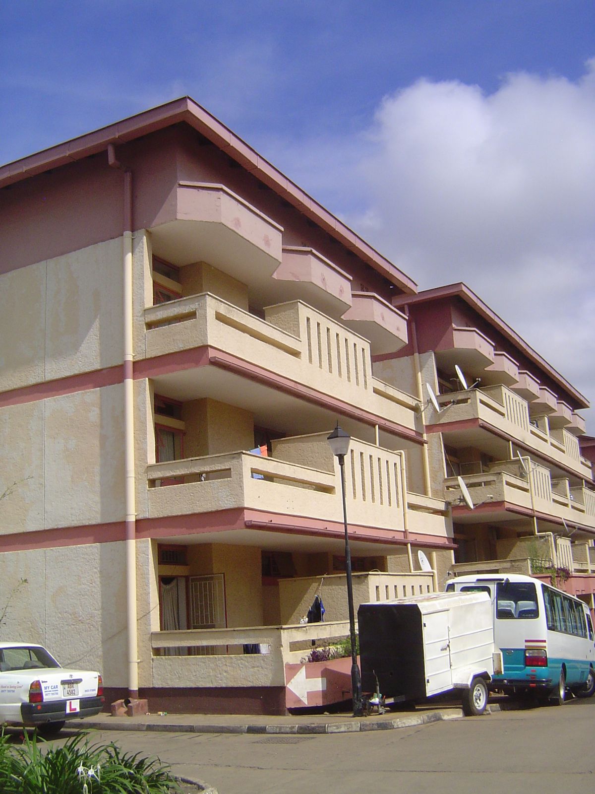 More flats; these are called the Nasser Flats, a nice demonstration of Pan-Africanism. Oh, I forgot: "No cameras!"