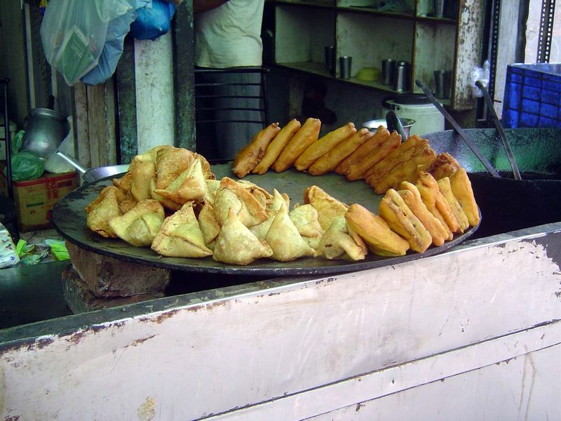 Samosas.