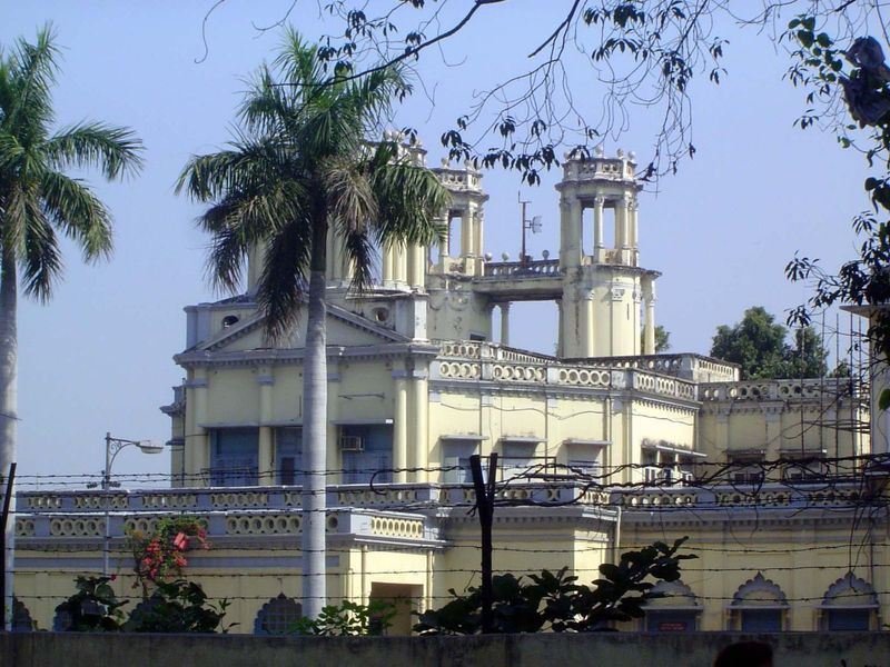 Seen from the land side.