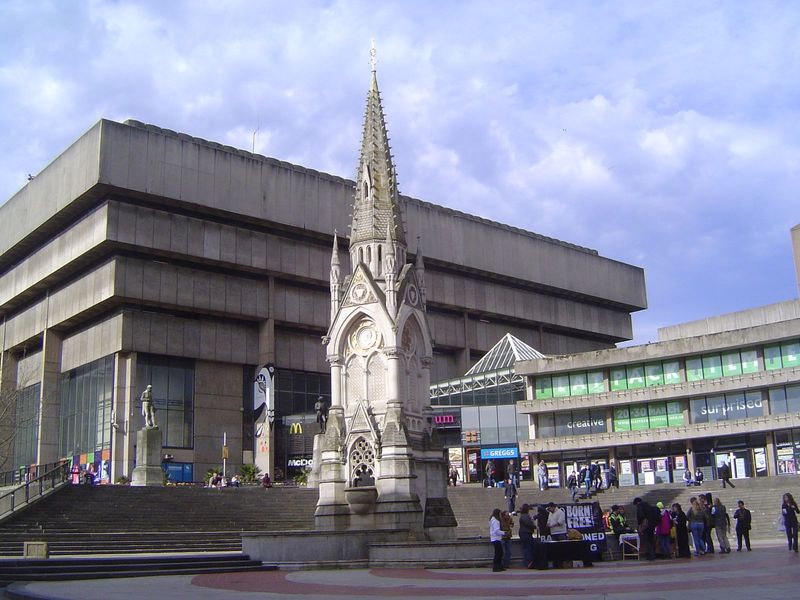 Here's the monument erected to Chamberlain in 1880, by which time he had moved onto the national stage. He was present at the dedication; go