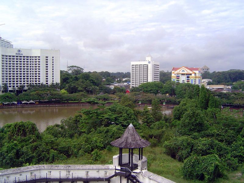 The building at the far right abuts the main bazaar and is... any guesses?
