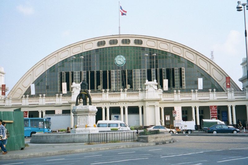 Bangkok's railroad station was designed by Dutch architects just before World War I and is a good deal grander than the same-vintage station