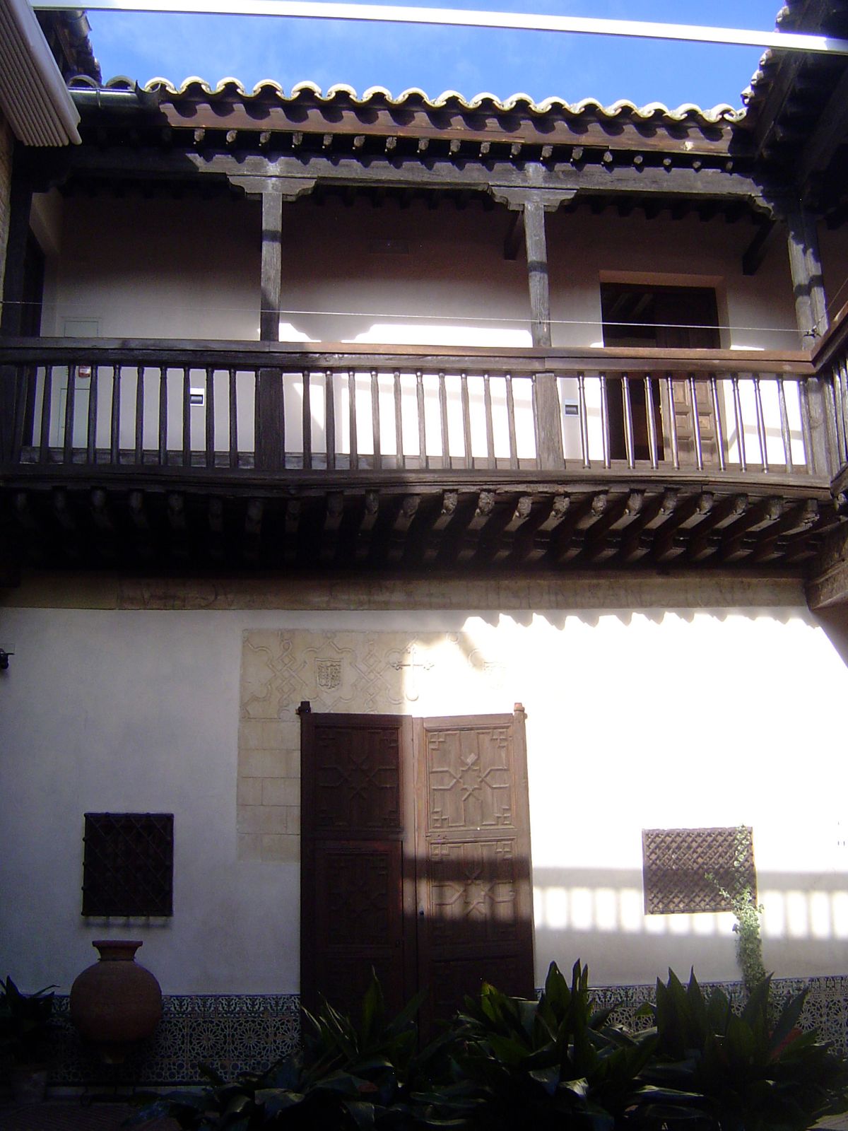The museum was once a house, never inhabited by the painter but presumably similar to the one in which he lived. It survives because it was 