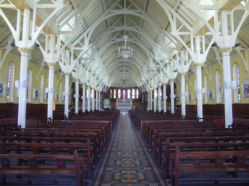 Definitely a church built for warm weather.