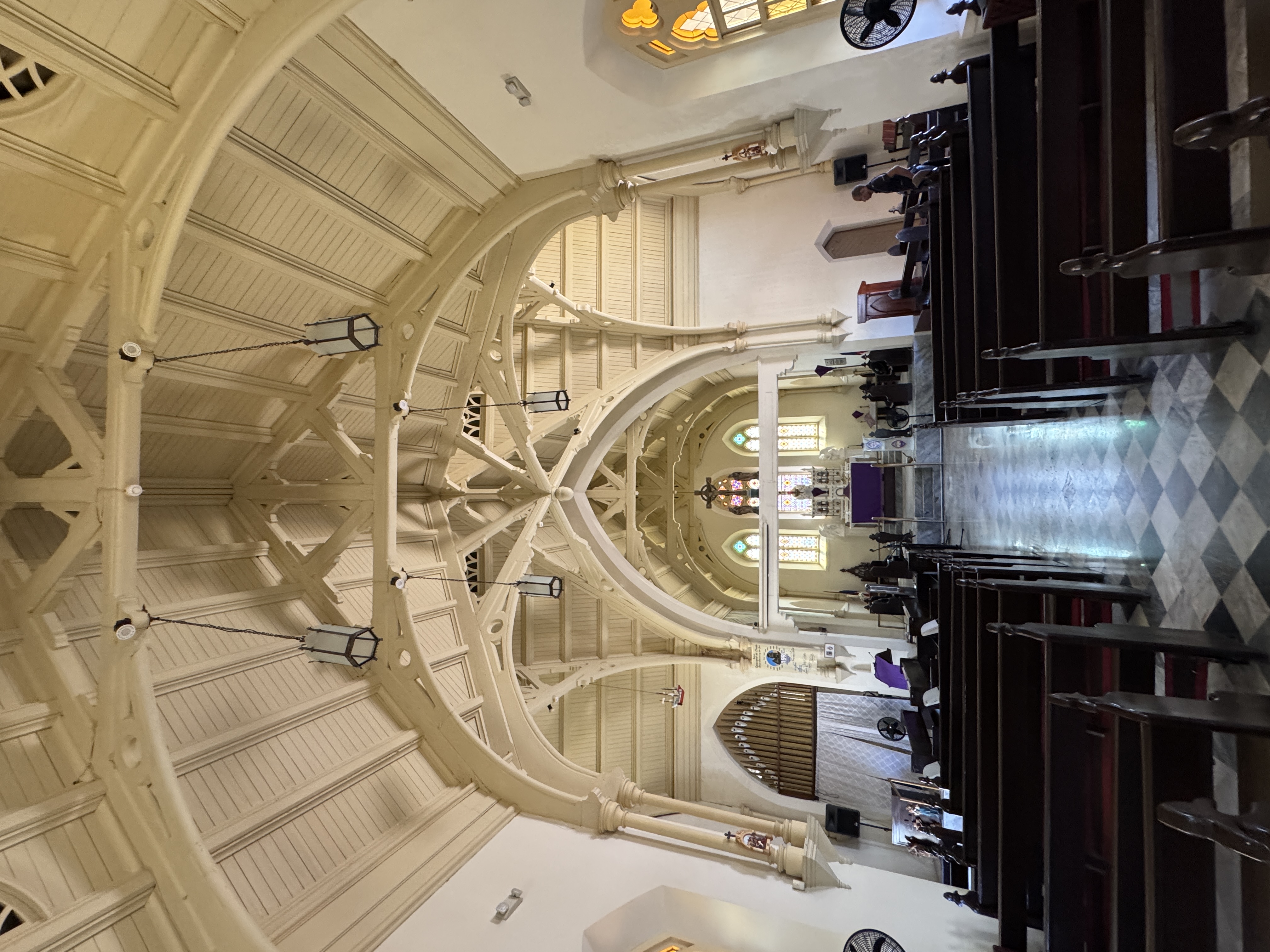 The woodwork is special, as you might expect from the architect, James Renwick.  He had recently designed the Smithsonian Institution's "Cas