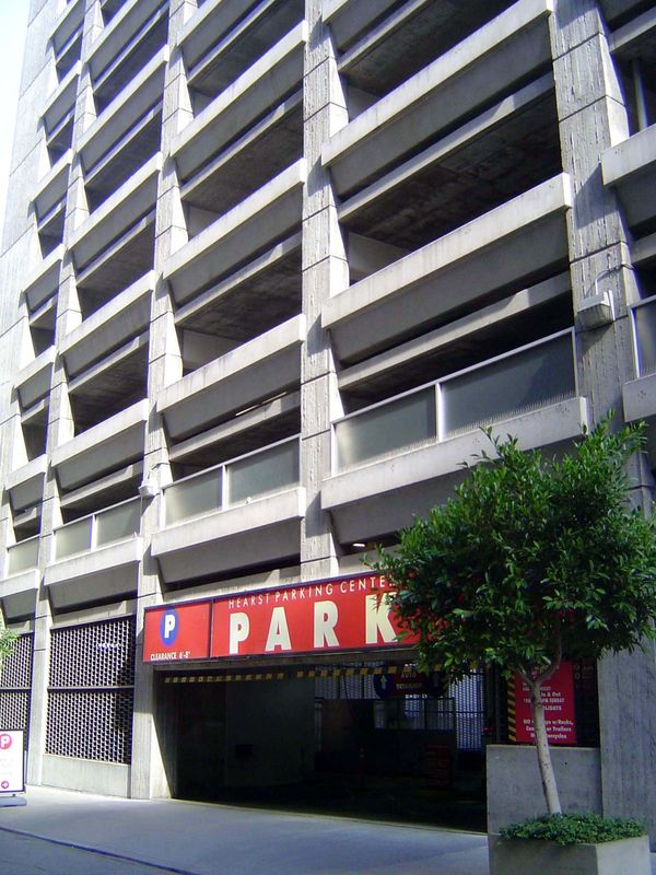 One of the boy's favorite haunts was nearby. Now it's just a garage, but then it was the printing plant for the San Francisco Examiner. Ther