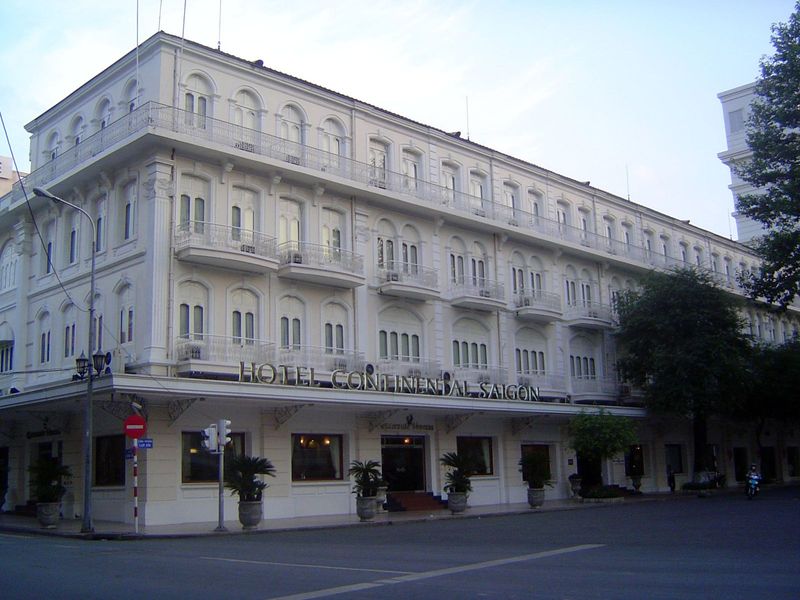 The city's premier hotel in the colonial period, the Continental Saigon was opened in 1880 by Pierre Cazeau, a building-materials manufactur
