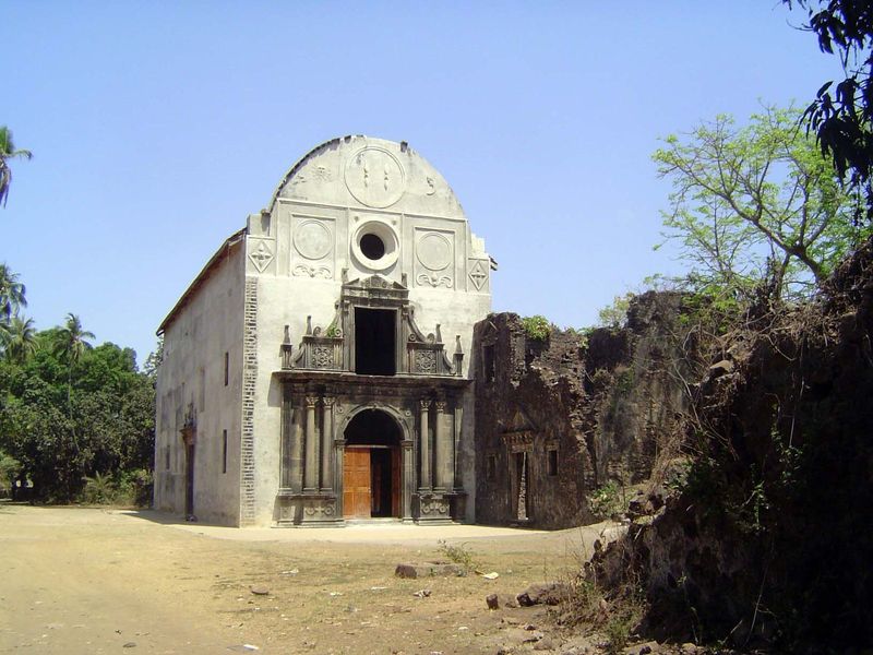 The recently restored Jesuit church and convent of the sacred name of Jesus. Francisco Xavier set up the mission of the Society of Jesus at 