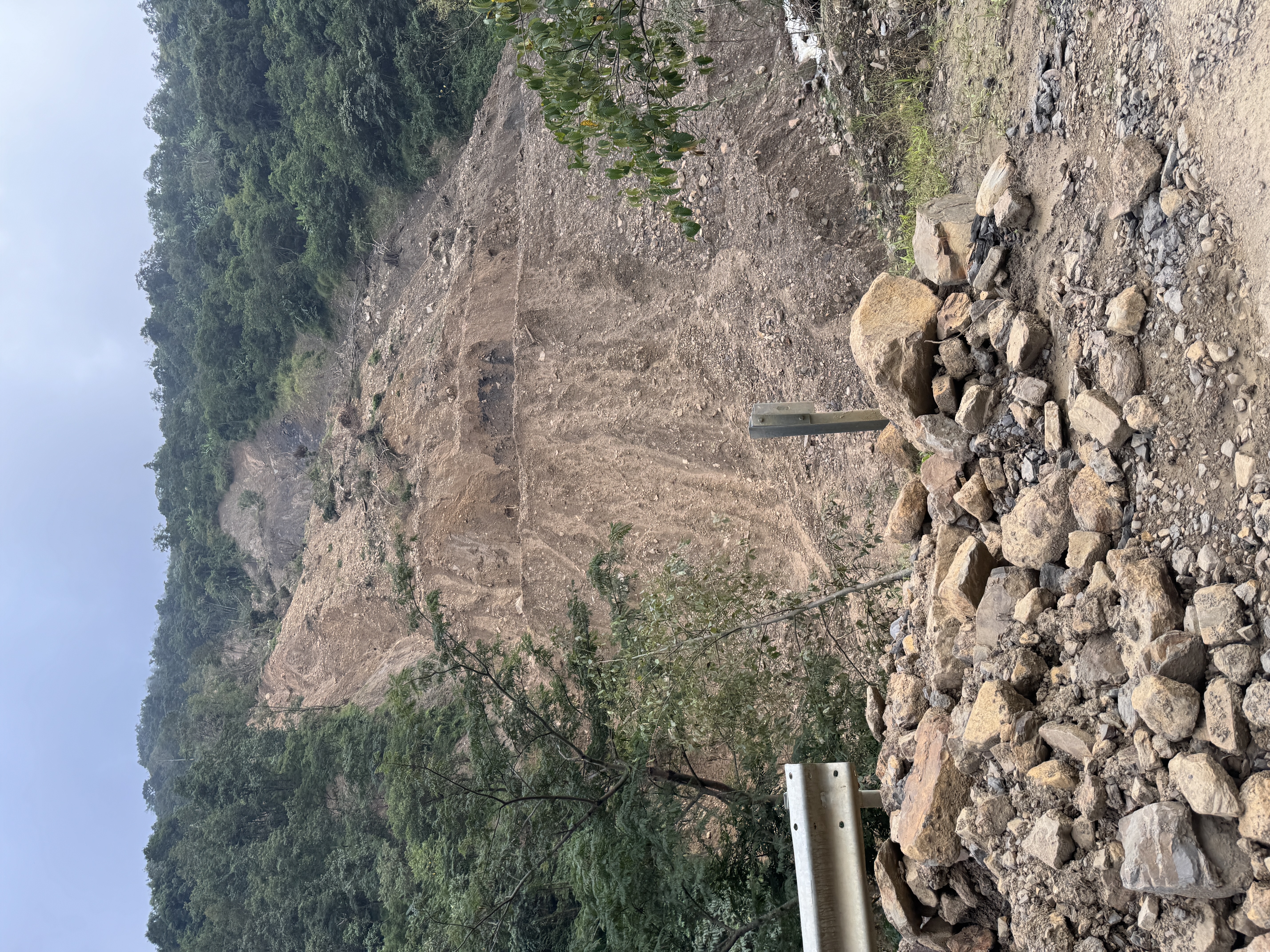 On the way: another damned landslide.