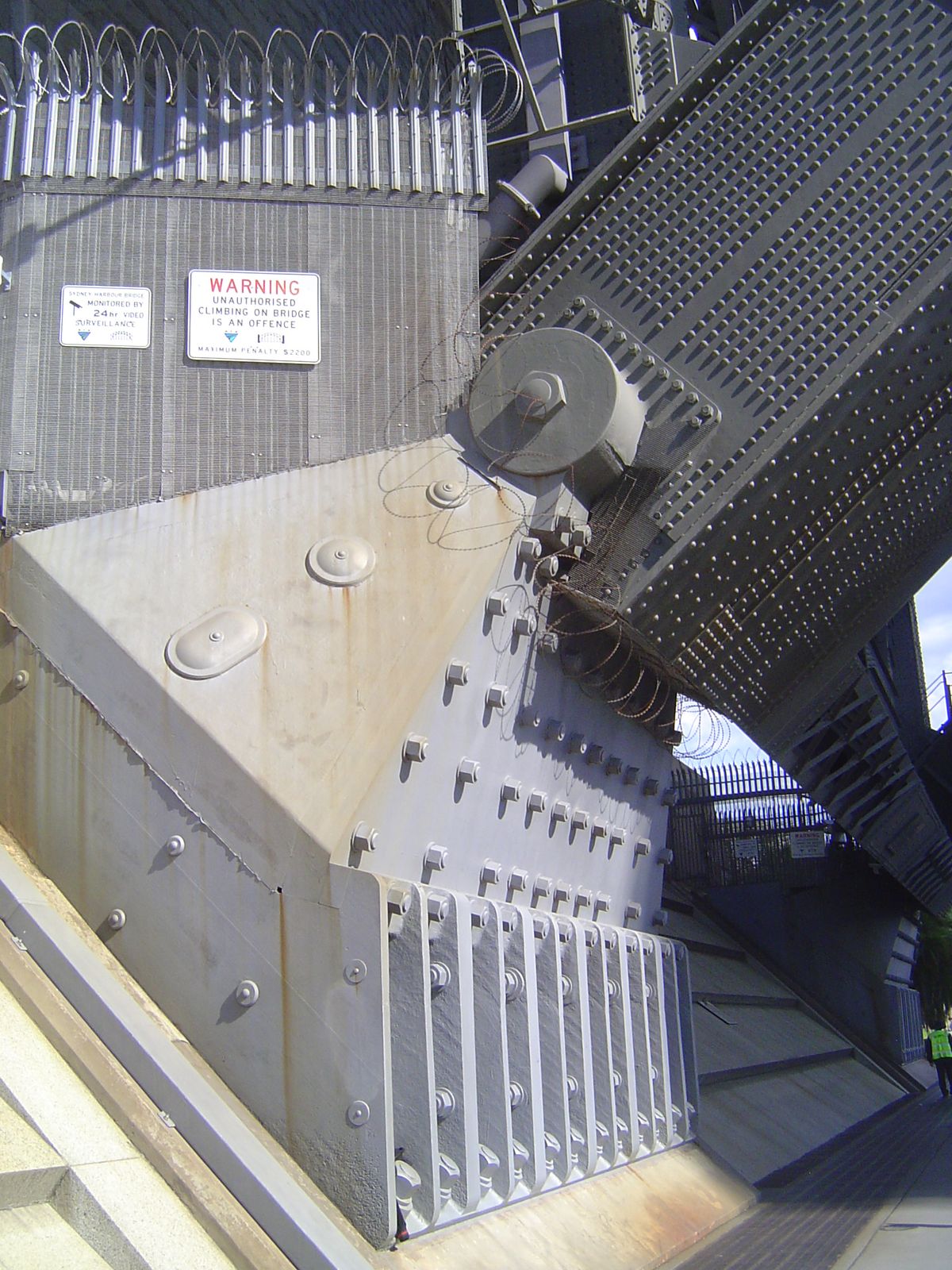 It's hard to catch the scale of the thing, though maybe the coils of razor wire help.