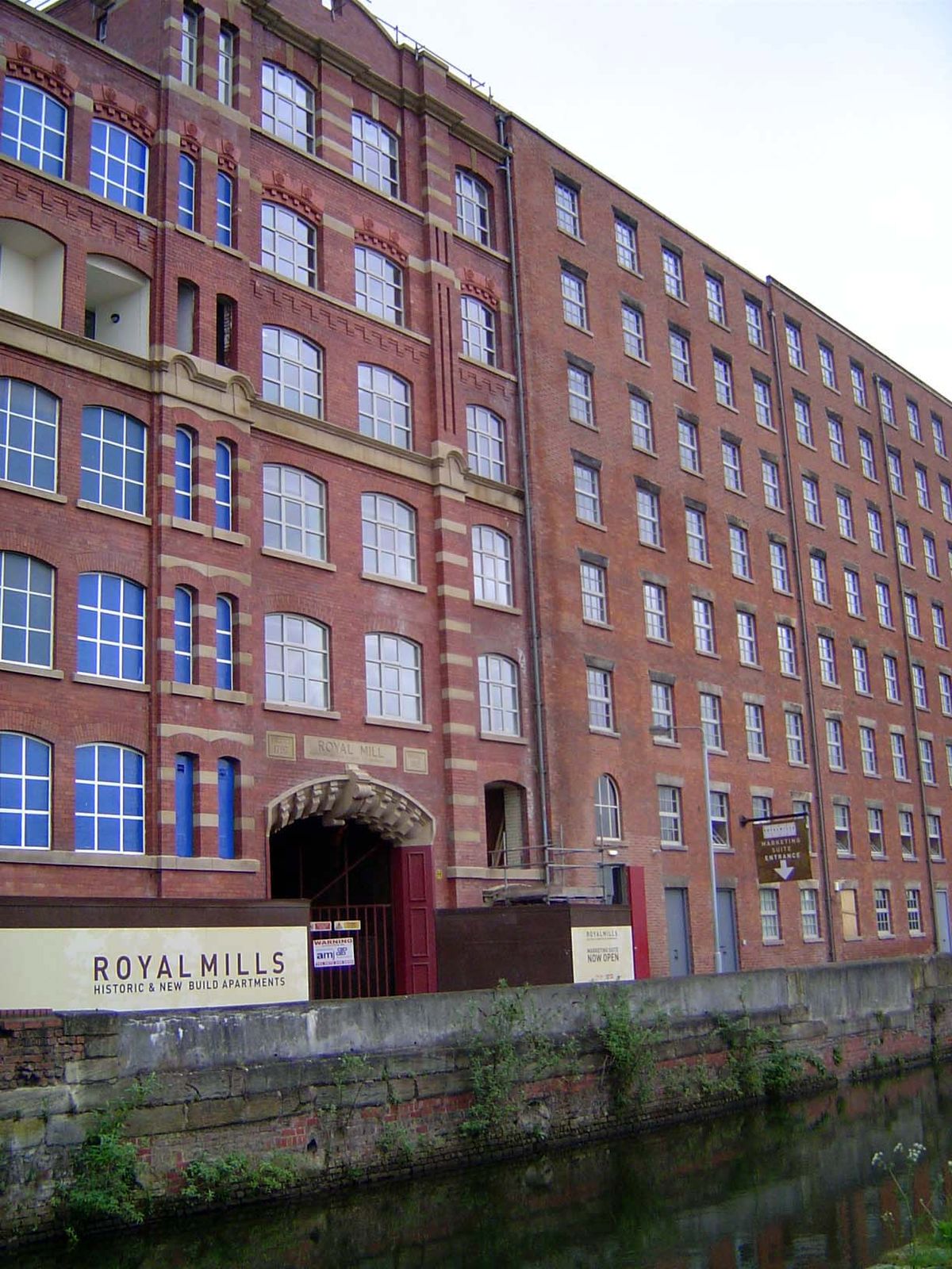 Another view of the McConnel and Kennedy mill, rebuilt in 1913 as the Royal Mill.