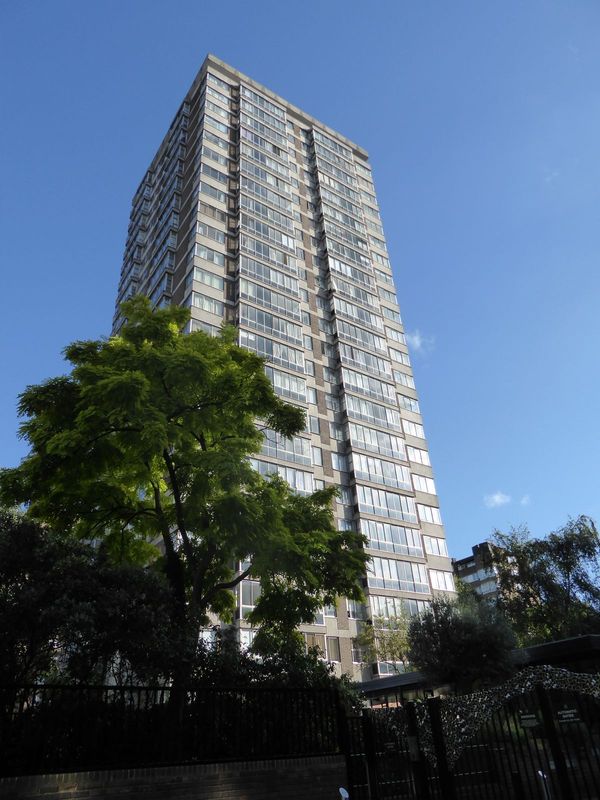 Yes, a few plain-vanilla highrises have made their way into the city. Here's The Quandrangle on Norfolk Crescent. It's just a few blocks fro