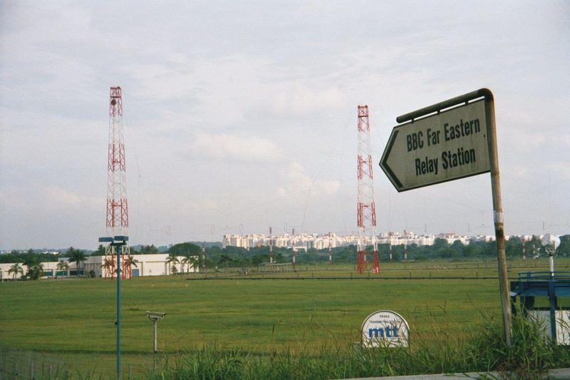 The BBC finds a bit of open land.