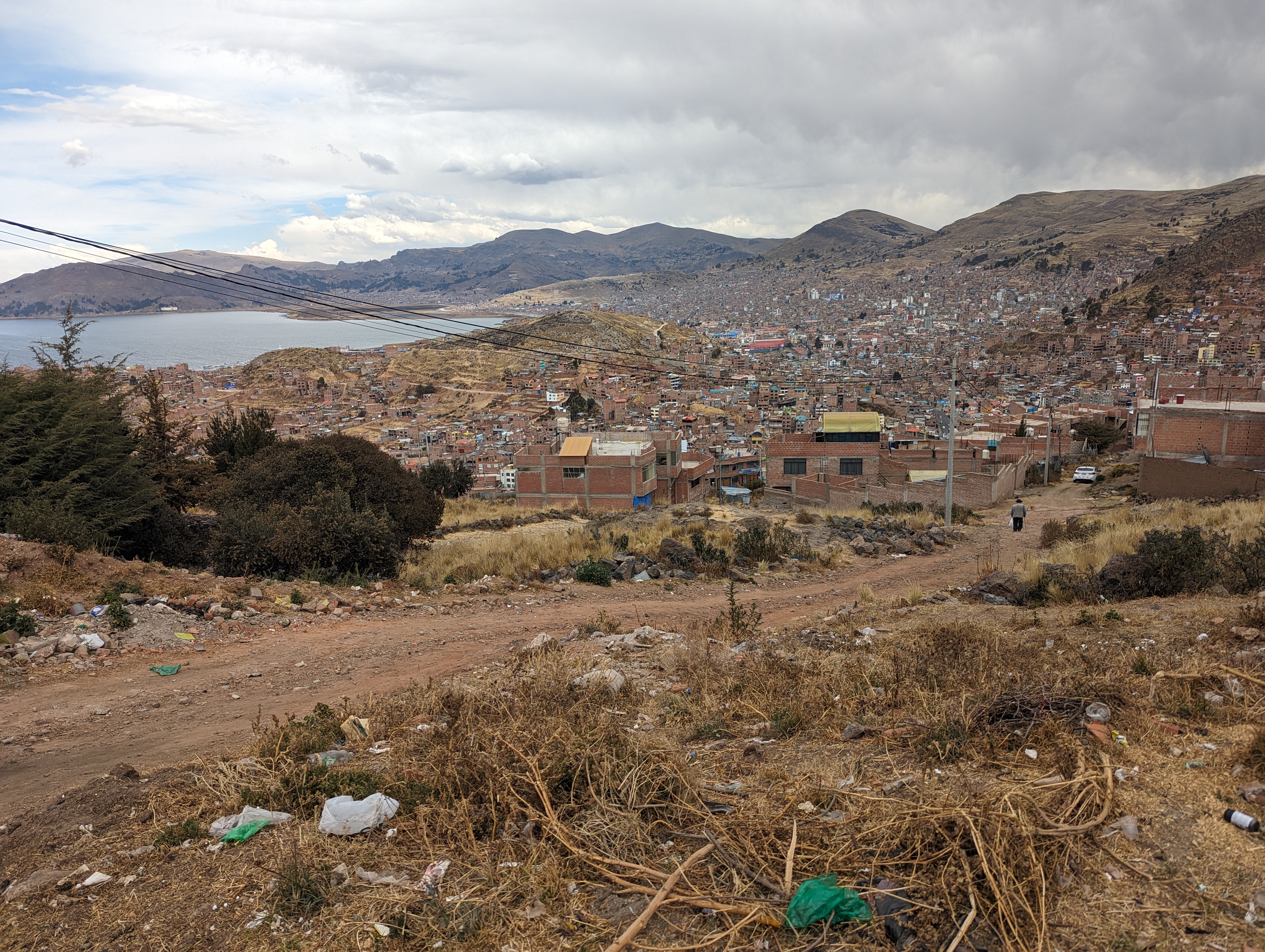 We've left 23A and followed 122 to Puno.