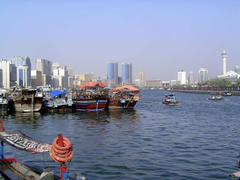 The boats mostly go back and forth to Iran.