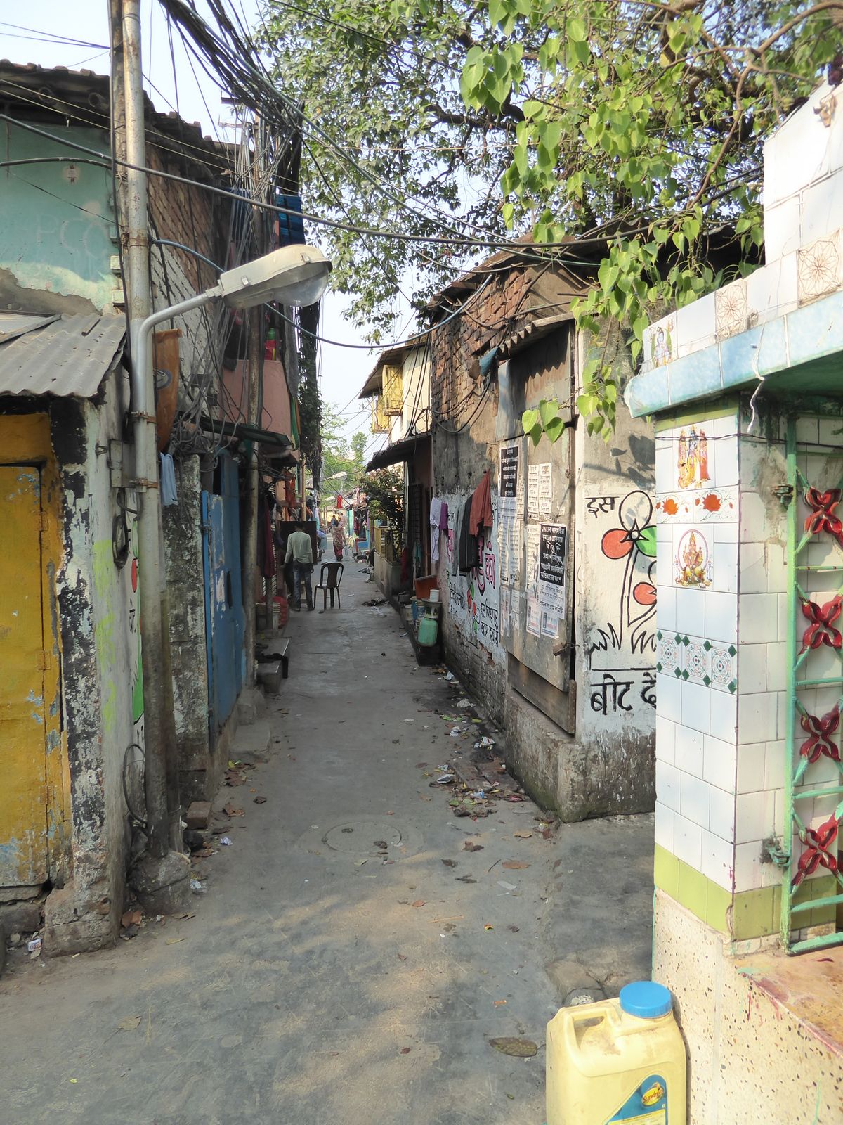Side street.