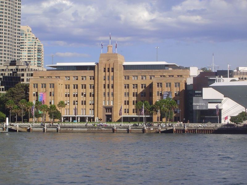 Deco dragged on. This building, now the Museum of Contemporary Art Australia but originally the Maritime Services Board, was planned in 1939