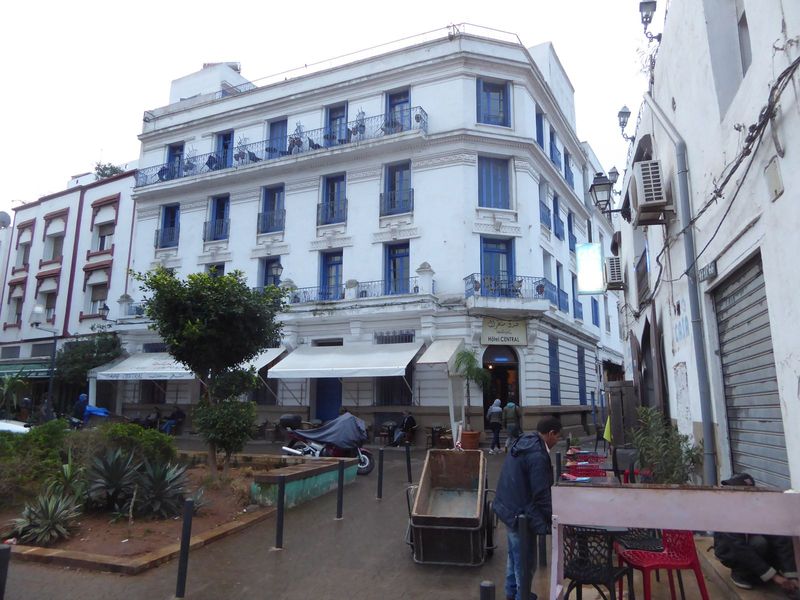 Yes, along with the consulates there's even a European hotel in the medina. It's the Hotel Central, opened as luck would have it in 1912, th
