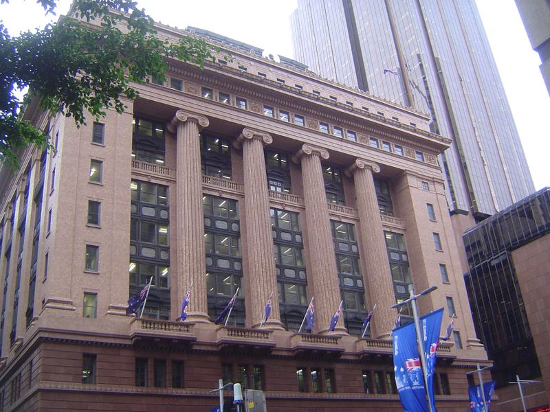 Much grander: when completed in 1928 this was the headquarters of the government savings bank of New South Wales; a few years later it was t