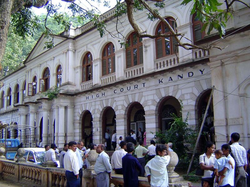 The High Court building of 1887—retired in 2005 and replaced by a big new building very inconveniently located half way to Peradeniya.