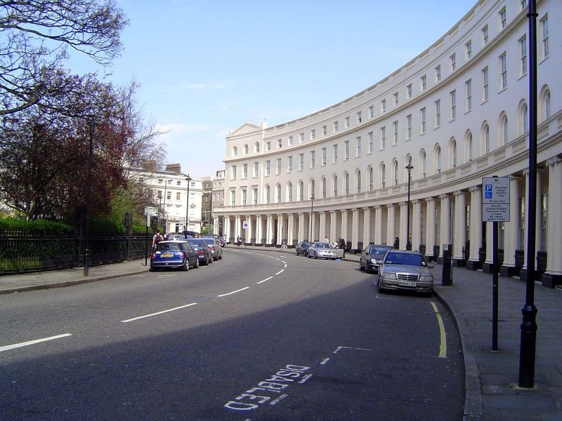 Around the perimeter, a massive residential block might well pass for an well-maintained penitentiary.