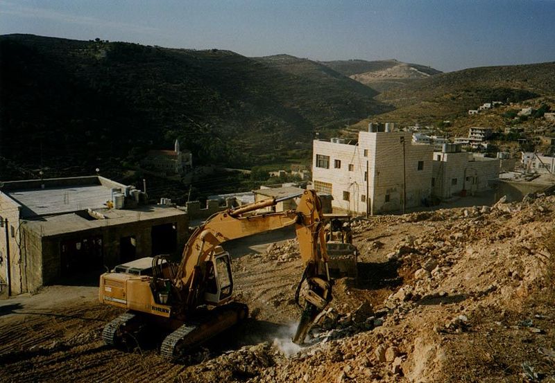 During the optimistic 1990s, pneumatic hammers were banging away on foundations for new houses in every West Bank city and village. Behind t