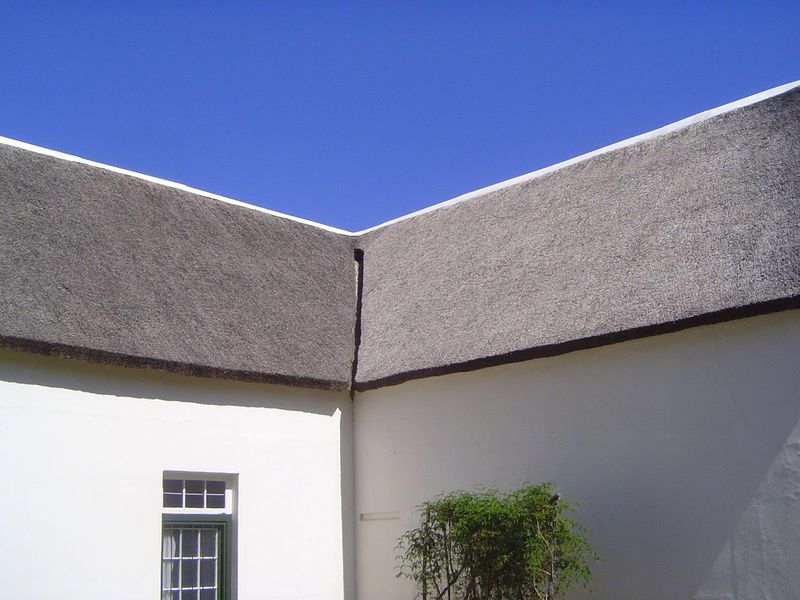 And past this perfect bit of thatching.