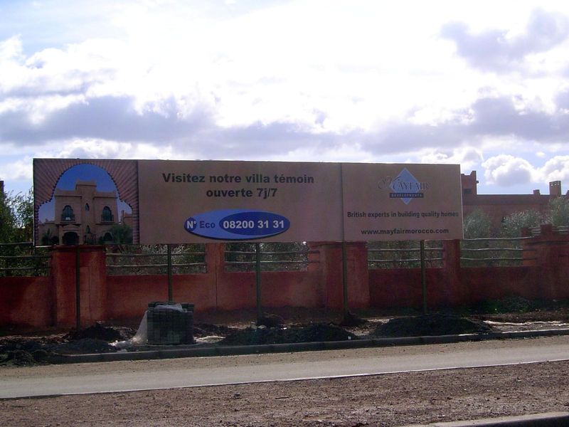 But we've come to buy a home, haven't we? Here's Garden City, built by Mayfair Morocco, a company with projects in Casablanca and Tangier as