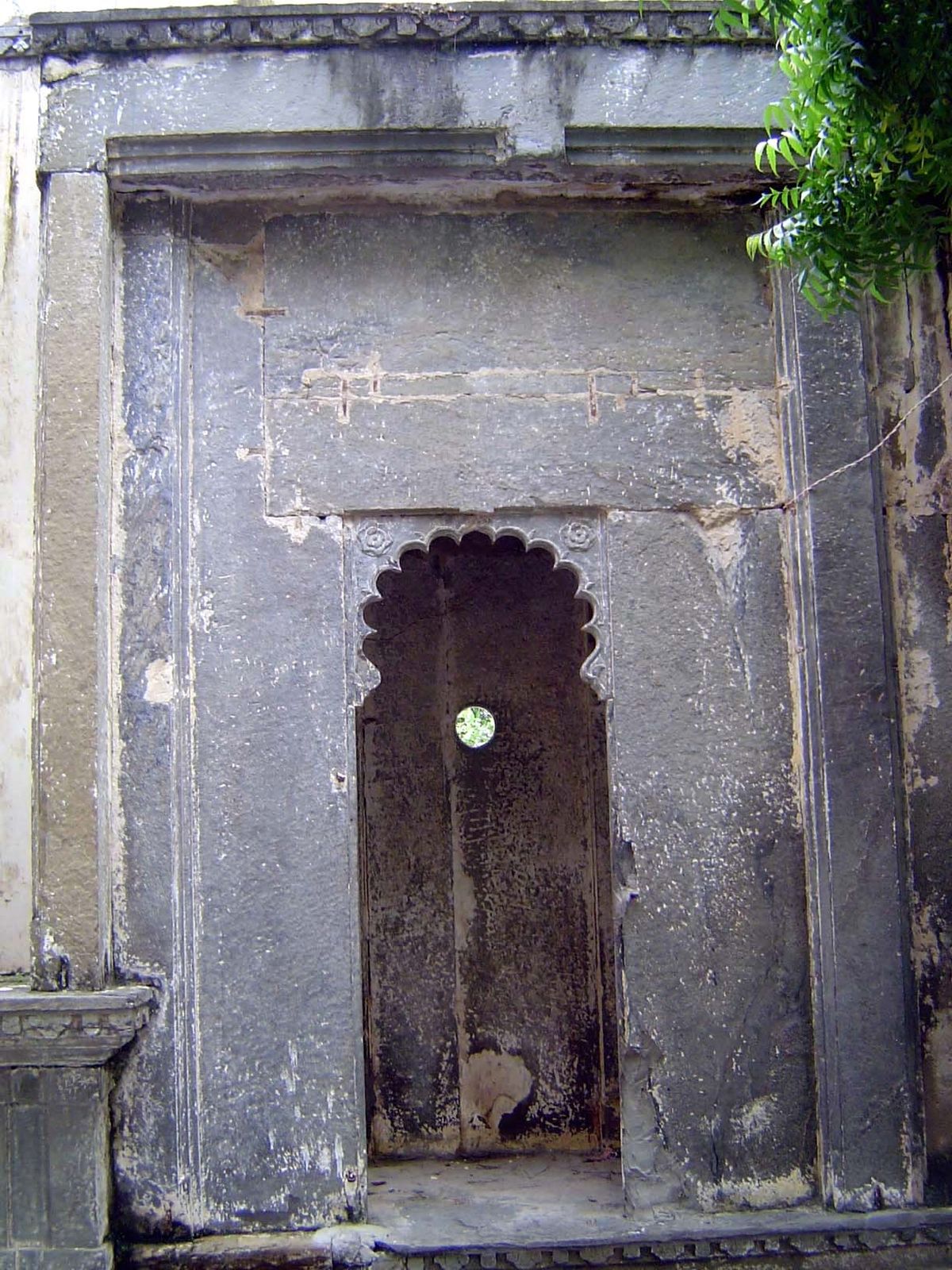 Stone doorway.