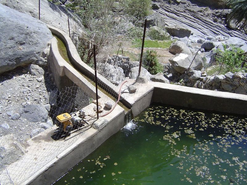 To pump water into tanks.